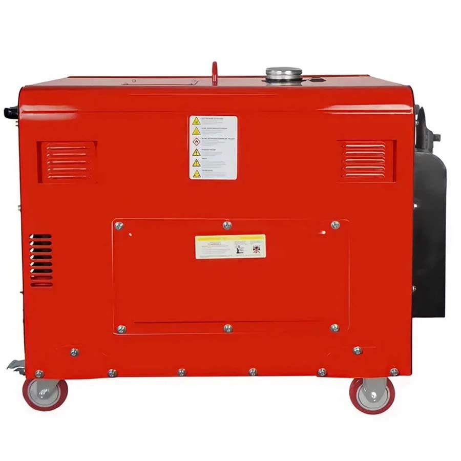 Generatore Di Corrente 9Kw 9000 W Diesel Super Silenziato Inverter Trifase Monofase (220/400v)